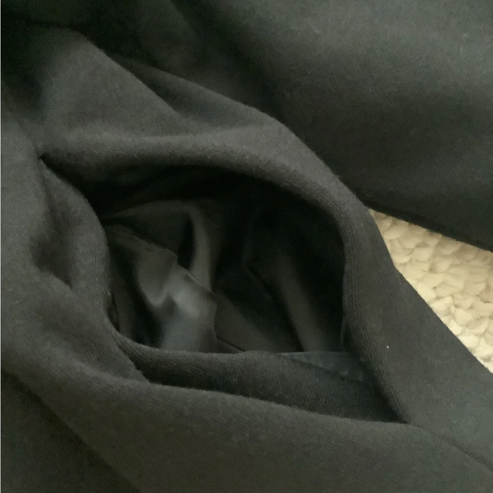 Old Navy Swing Jacket Blazer Suit Dress Black M Three Quarter Sleeve - Picture 5 of 7